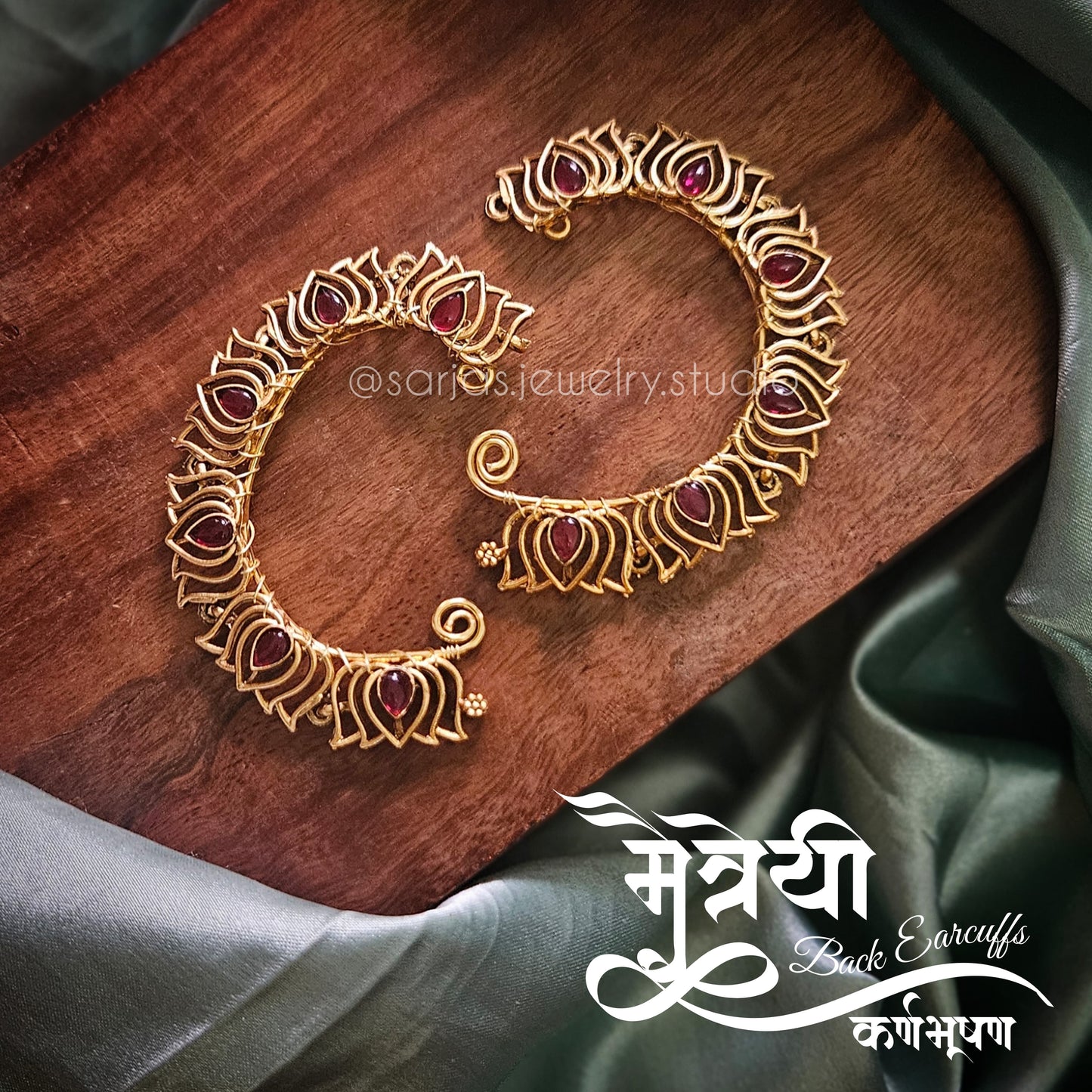 Maitreyi Back Earcuffs