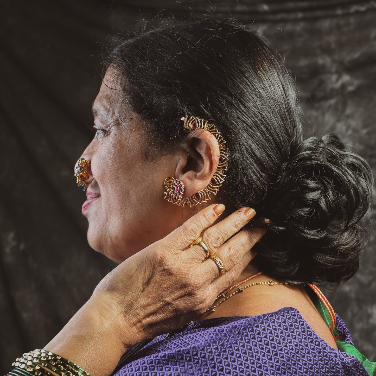 Maitreyi Back Earcuffs