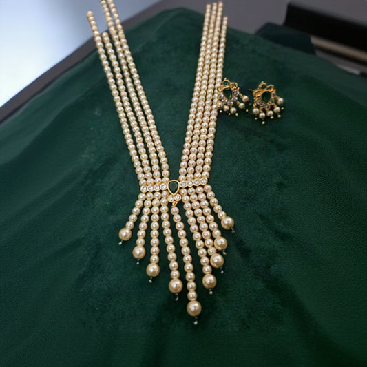 Indrayani Moti Haar- GREEN