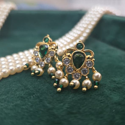 Indrayani Moti Haar- GREEN