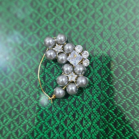 grey pearl nath