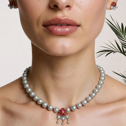 Sharvari pearl necklace