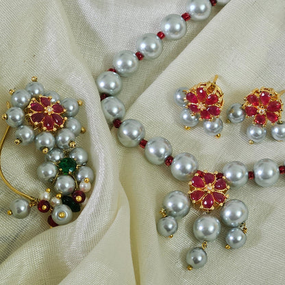 Sharvari pearl necklace